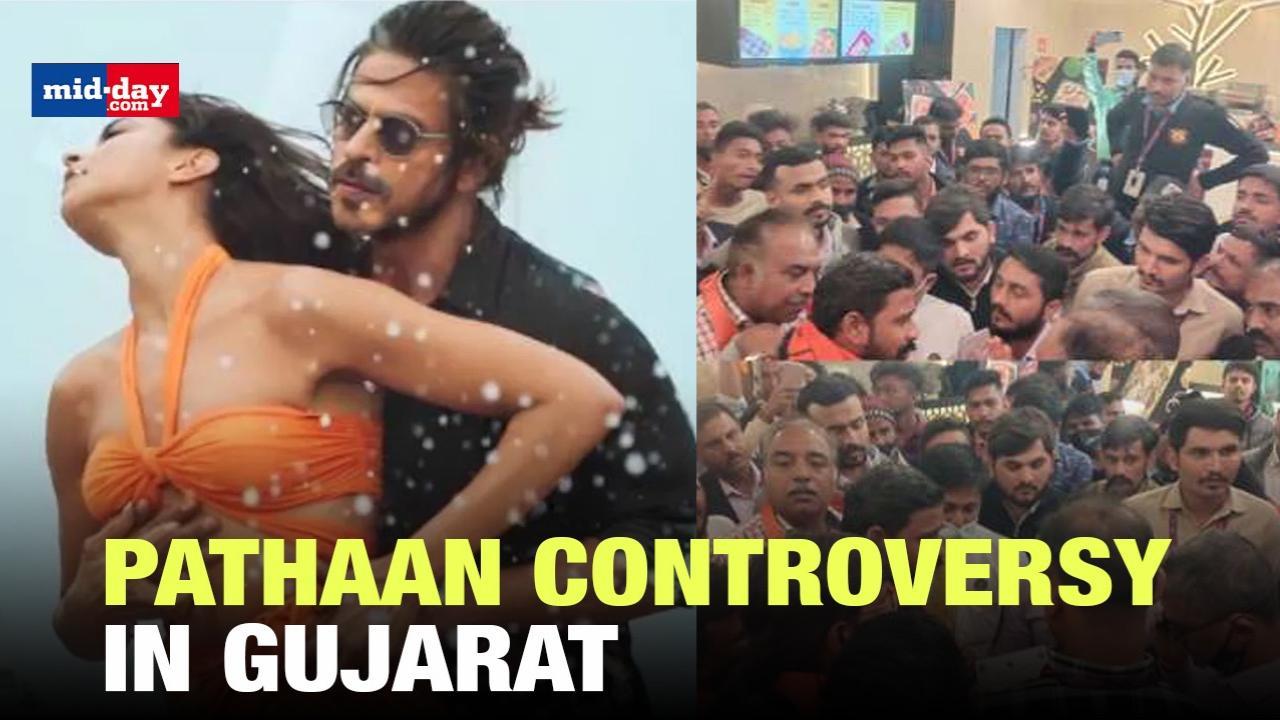 Besharam Rang Row: Bajrang Dal in Guj Vandalise Theatre Over Pathaan's release